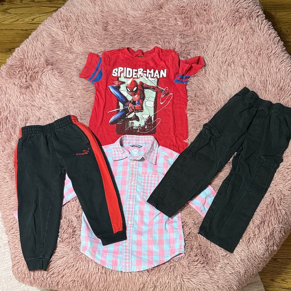 Bundle of Boys Casual Clothing - Spider-Man, Garanamals, Puma
